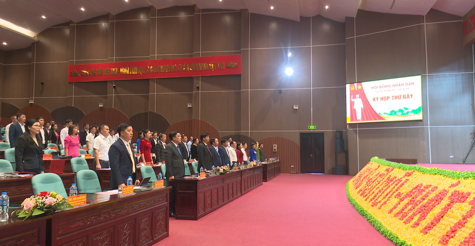 Khai mạc Kỳ họp thứ bảy, HĐND huyện Đồng Hỷ khóa XX, nhiệm kỳ 2021 - 2026